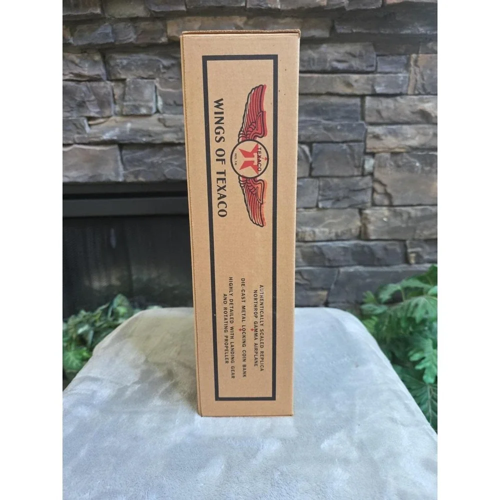 ERTL Wings of Texaco 1932 Northrop Gamma Airplane Coin Bank 2nd/ Series NEW /Box